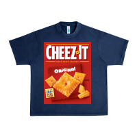 Navy cheez it original box front sweatshirt Urban Heavy Tee - linhVisuals