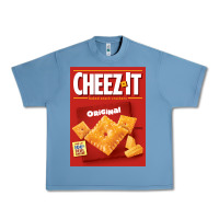 Pebble Blue cheez it original box front sweatshirt Urban Heavy Tee - linhVisuals
