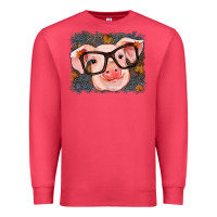 Cardinal Fall Autumn Pig Premium Sweatshirt - RanaPortraitStore