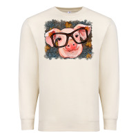 Sandshell Fall Autumn Pig Premium Sweatshirt - RanaPortraitStore