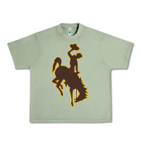 Oil Green wyoming athletics Urban Heavy Tee - linhVisuals