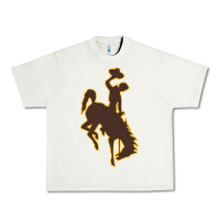Pistachio wyoming athletics Urban Heavy Tee - linhVisuals