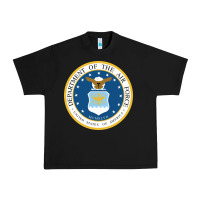 Black department of the air force Urban Heavy Tee - linhVisuals