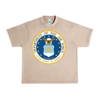 French Oak department of the air force Urban Heavy Tee - linhVisuals