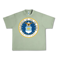 Oil Green department of the air force Urban Heavy Tee - linhVisuals