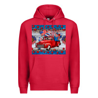 Cardinal american truck 4th of july tumbler Premium Hoodie - BarkalooDesign