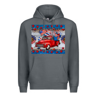 Rock american truck 4th of july tumbler Premium Hoodie - BarkalooDesign