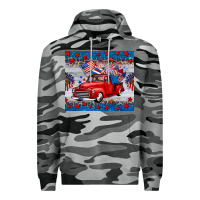 Slate Camo american truck 4th of july tumbler Premium Hoodie - BarkalooDesign