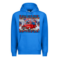 True Royal american truck 4th of july tumbler Premium Hoodie - BarkalooDesign