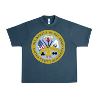 Midnight Navy department of the army Urban Heavy Tee - linhVisuals
