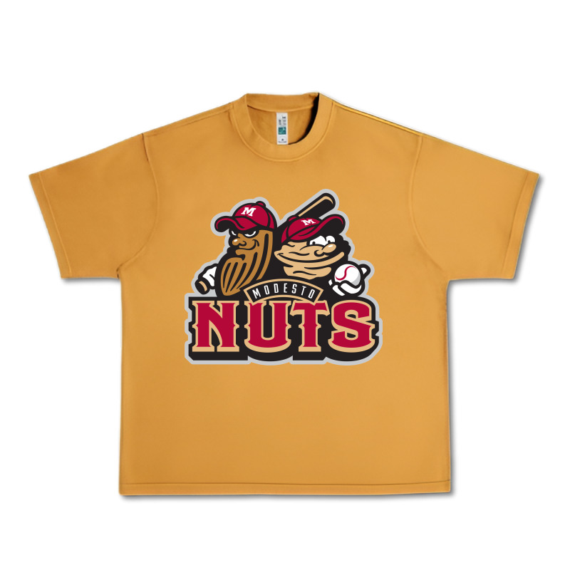 Modesto Nuts Baseball Urban Heavy Tee by linhVisuals | Teevron