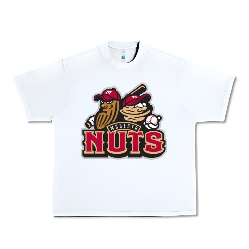 Modesto Nuts Baseball Urban Heavy Tee by linhVisuals | Teevron