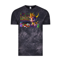 Cloud Black real dragon through christmas Vintage Tee - CowhideDigitalArt