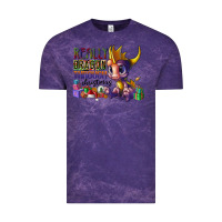 Cloud Purple real dragon through christmas Vintage Tee - CowhideDigitalArt