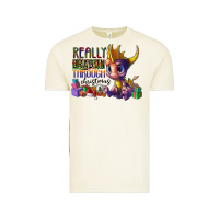 Vintage Arctic real dragon through christmas Vintage Tee - CowhideDigitalArt