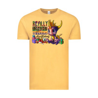 Vintage Mustard real dragon through christmas Vintage Tee - CowhideDigitalArt