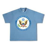Pebble Blue us department of state 2 Urban Heavy Tee - linhVisuals