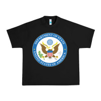 Black us department of state 2 Urban Heavy Tee - linhVisuals