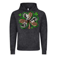 Vintage Black western st patricks day shamrocks Vintage Hoodie - Artiststas