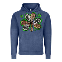 Vintage Denim western st patricks day shamrocks Vintage Hoodie - Artiststas