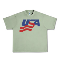 Oil Green usa hockey simple Urban Heavy Tee - linhVisuals
