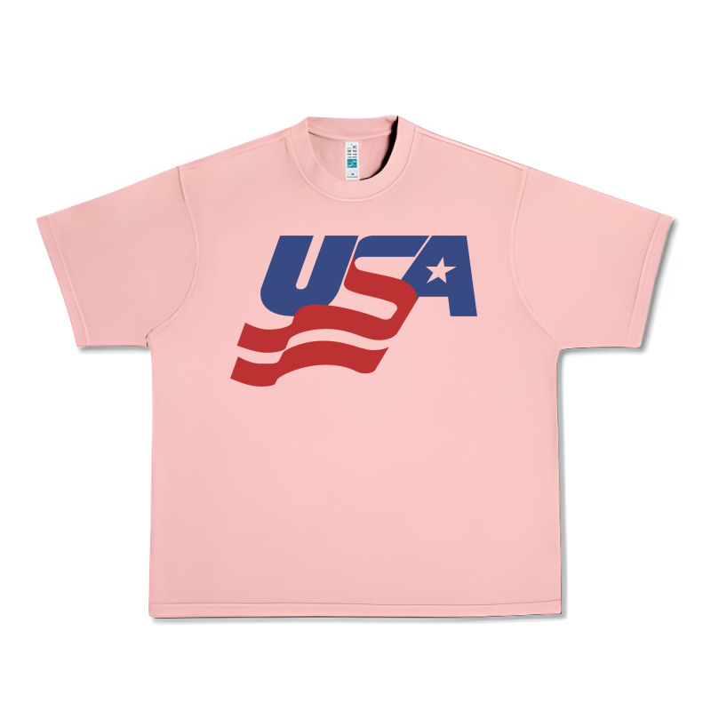 Usa Hockey Simple Urban Heavy Tee by linhVisuals | Teevron