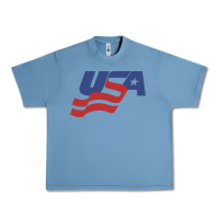 Pebble Blue usa hockey simple Urban Heavy Tee - linhVisuals