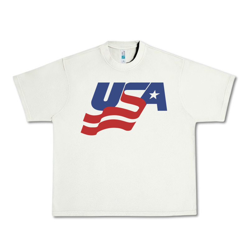 Usa Hockey Simple Urban Heavy Tee by linhVisuals | Teevron