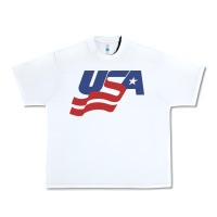 White usa hockey simple Urban Heavy Tee - linhVisuals