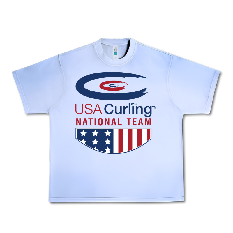 Usa Curling Team Urban Heavy Tee by linhVisuals | Teevron