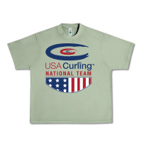 Oil Green usa curling team Urban Heavy Tee - linhVisuals