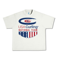 Pistachio usa curling team Urban Heavy Tee - linhVisuals