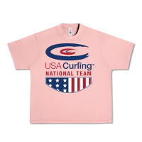 Salmon usa curling team Urban Heavy Tee - linhVisuals