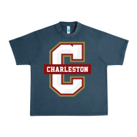 Midnight Navy the charleston cougars Urban Heavy Tee - linhVisuals