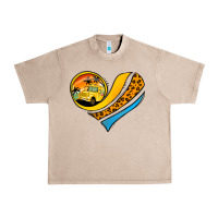 French Oak Bus Driver Off Duty Heart Urban Heavy Tee - Jasminsmagicworld