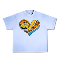 Grape Ice Bus Driver Off Duty Heart Urban Heavy Tee - Jasminsmagicworld