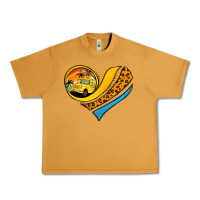 Peanut Butter Bus Driver Off Duty Heart Urban Heavy Tee - Jasminsmagicworld
