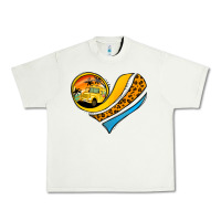 Pistachio Bus Driver Off Duty Heart Urban Heavy Tee - Jasminsmagicworld