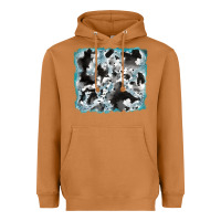 Meerkat cowhide glitter leather background Heavyweight Hoodie - RanaPortraitStore