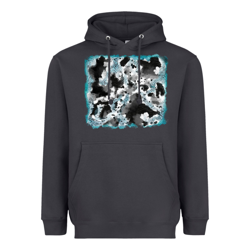 Cowhide Glitter Leather Background Heavyweight Hoodie by RanaPortraitStore | Teevron