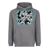Storm cowhide glitter leather background Heavyweight Hoodie - RanaPortraitStore