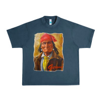 Midnight Navy geronimo apache warrior native american t shirt Urban Heavy Tee - linhVisuals