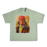 Oil Green geronimo apache warrior native american t shirt Urban Heavy Tee - linhVisuals