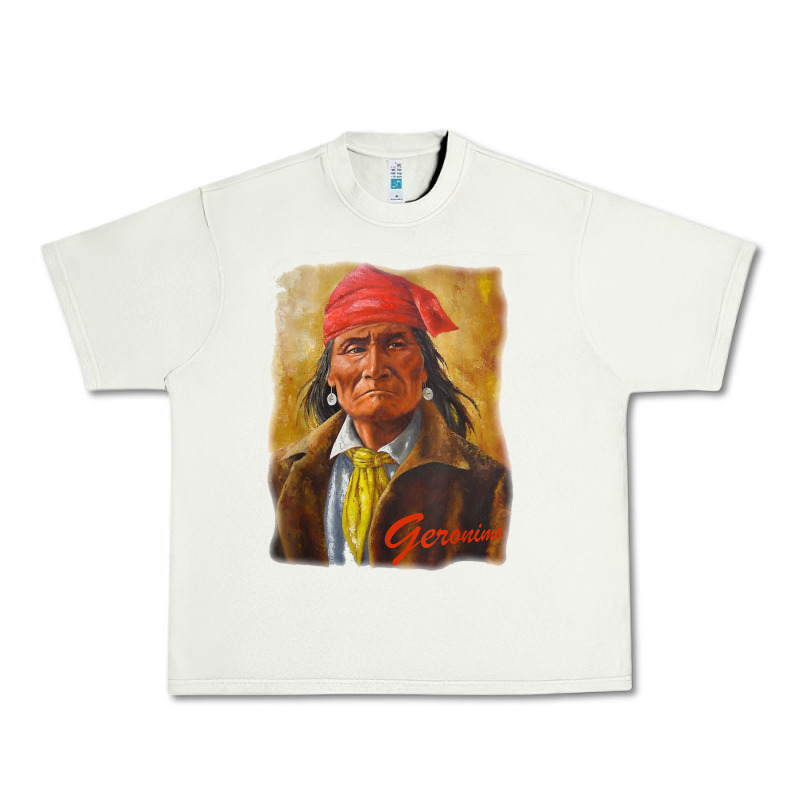 Geronimo Apache Warrior Native American T Shirt Urban Heavy Tee by linhVisuals | Teevron