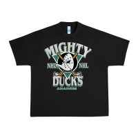 Black vintage mighty sports ducks Urban Heavy Tee - linhVisuals