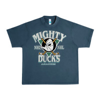 Midnight Navy vintage mighty sports ducks Urban Heavy Tee - linhVisuals