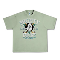 Oil Green vintage mighty sports ducks Urban Heavy Tee - linhVisuals