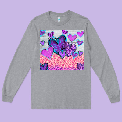 Love Long Sleeve Tee Designed By Cowhidedigitalart