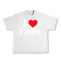 Lunar Rock i love asian girls t shirt Urban Heavy Tee - linhVisuals