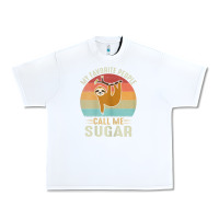 White womens my favorite people call me sugar cute sloth lover grandma Urban Heavy Tee - linhVisuals